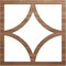 Ekena Millwork Statesman Wood Fretwork Pierced Ceiling Medallion, Walnut, 20"OD x 12 3/4"ID x 3/8"T CMWP20X20X0375STWA - alternate 1